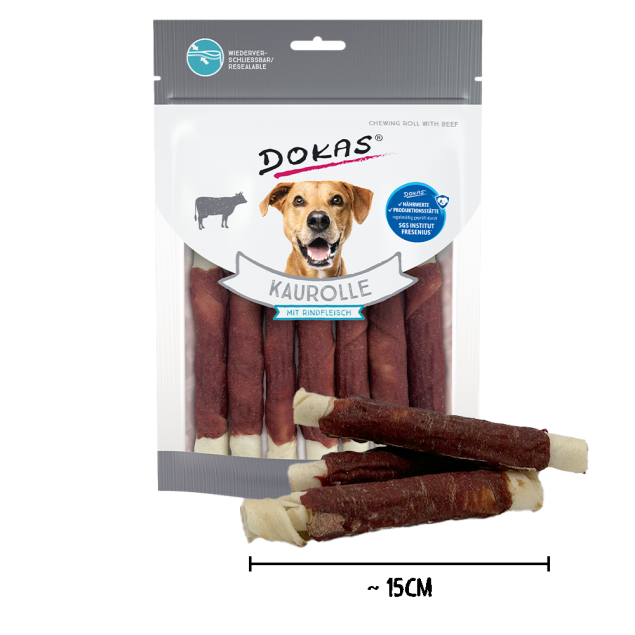 Dokas Kaurolle mit Rindfleisch 190g offen