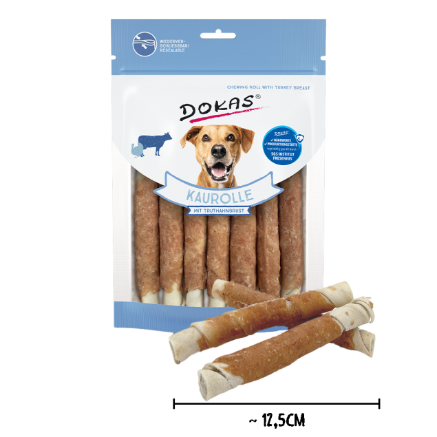 Dokas Kaurolle mit Truthahnbrust 190g offen
