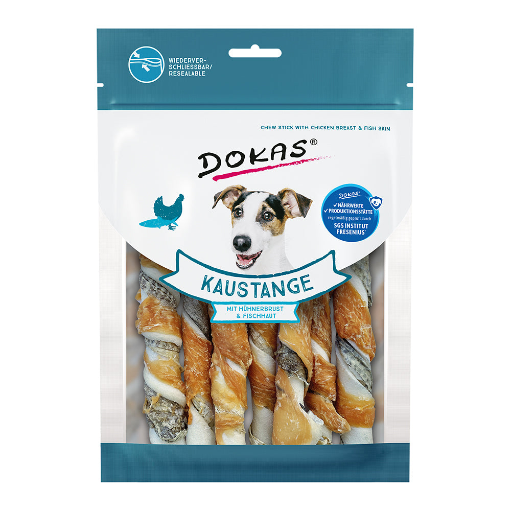Dokas Kaustange mit Hühnerbrust &amp; Fischhaut 170g