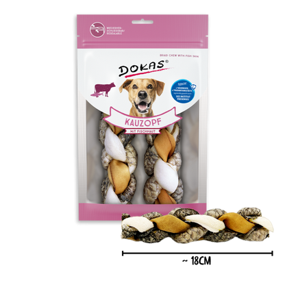 Dokas Kauzopf mit Fischhaut 120g offen