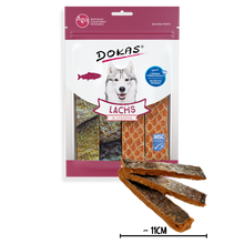 Dokas Lachs in Streifen offen