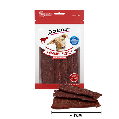 Dokas Lammfleisch getrocknet offen