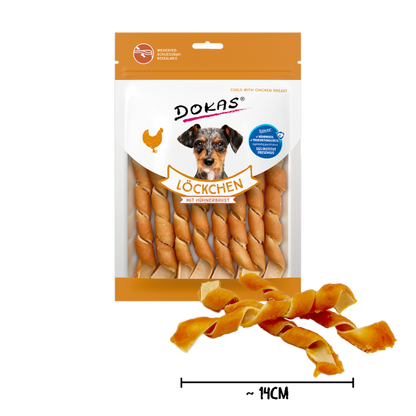 Dokas Löckchen mit Hühnerbrust 120g