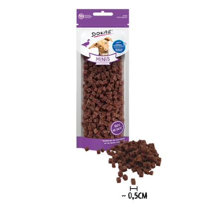 Dokas Minis mit Entenbrust offen