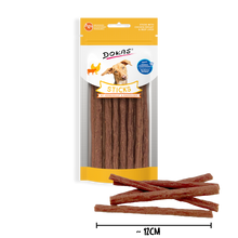 Dokas Sticks mit Hühnerbrust &amp; Rinderleber 60g offen