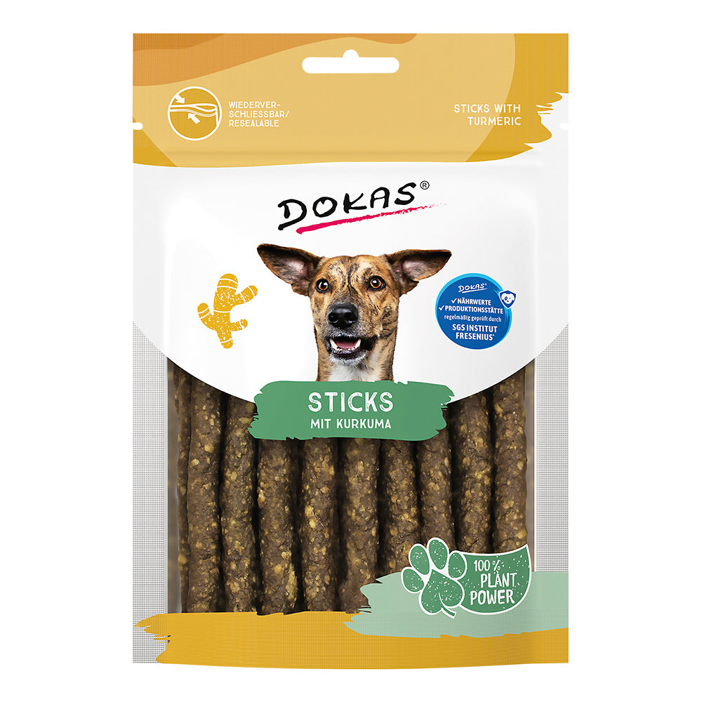 Dokas Sticks mit Kurkuma 105g