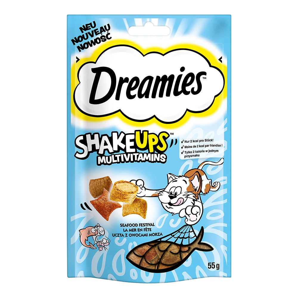 Dreamies Shake Ups mit Seafood 55g