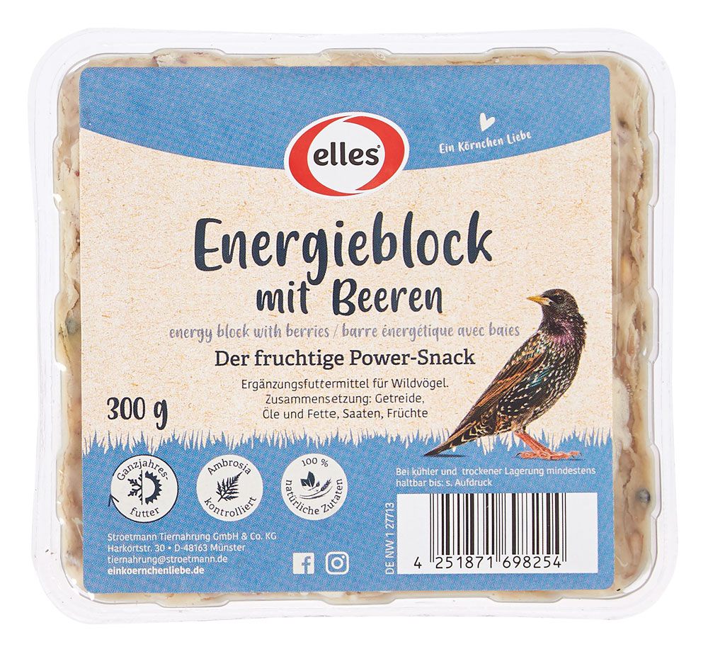 elles Energieblock mit Beeren 300g