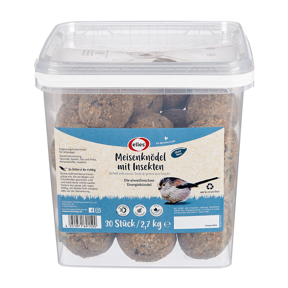 elles Meisenknödel mit Insekten ohne Netz 30er