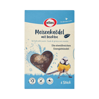 elles Meisenknödel ohne Netz mit Insekten 6er, 540g