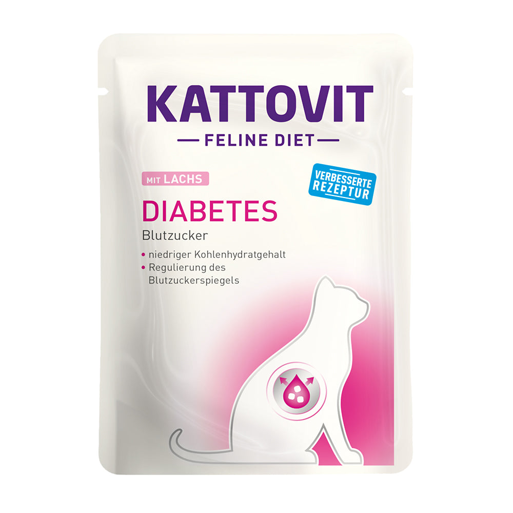 Kattovit Diabetes Lachs 85g