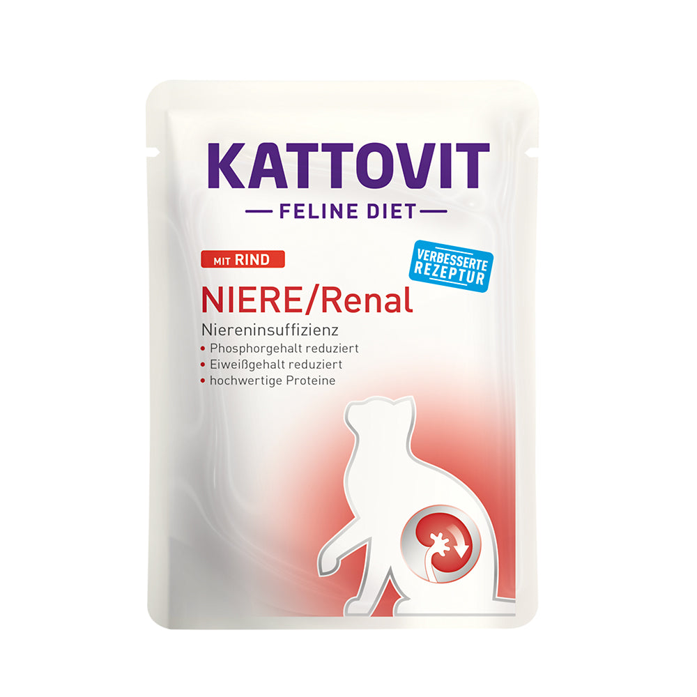 Kattovit Niere/Renal mit Rind 85g