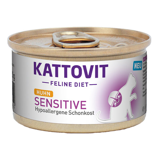 Kattovit Sensitive mit Huhn 85g