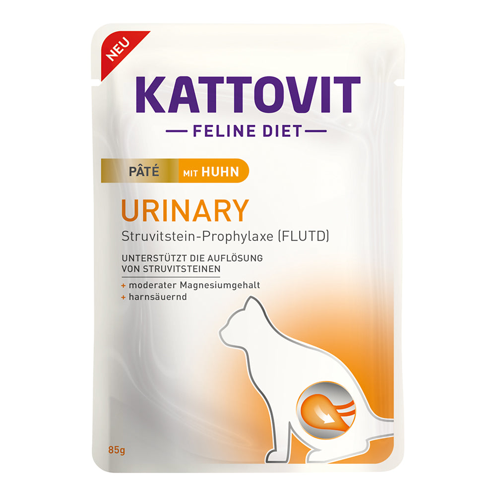 Kattovit Urinary Pate Huhn 85g