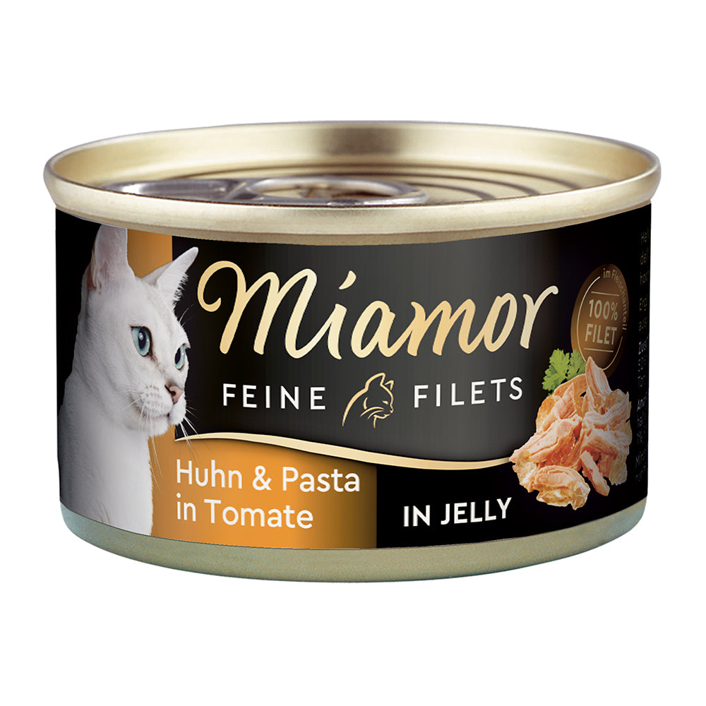 Miamor Feine Filets in Jelly Huhn &amp; Pasta in Tomatenjelly 100g