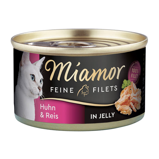 Miamor Feine Filets in Jelly Huhn &amp; Reis 100g