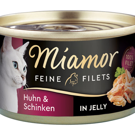 Miamor Feine Filets in Jelly Huhn &amp; Schinken 100g