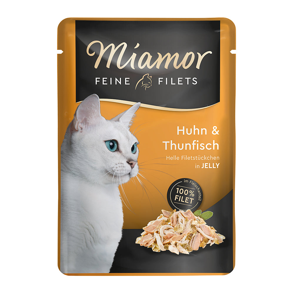 Miamor Feine Filets in Jelly Huhn &amp; Thunfisch 100g