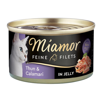 Miamor Feine Filets in Jelly Thunfisch &amp; Calamari 100g