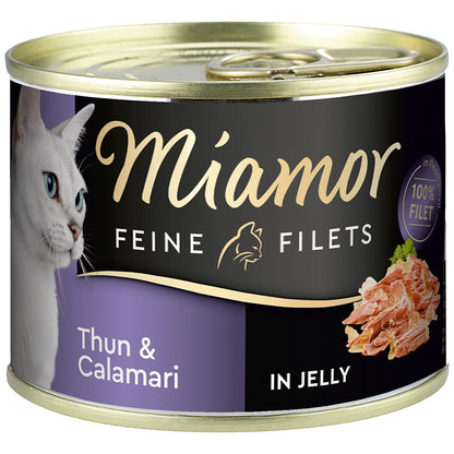 Miamor Feine Filets in Jelly Thunfisch &amp; Calamari 185g