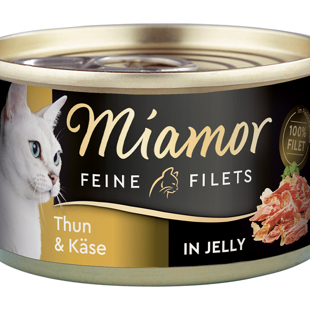 Miamor Feine Filets in Jelly Thunfisch &amp; Käse 100g