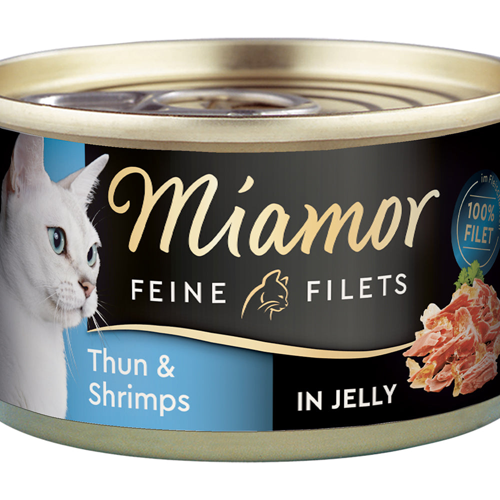 Miamor Feine Filets in Jelly Thunfisch &amp; Schrimps 100g