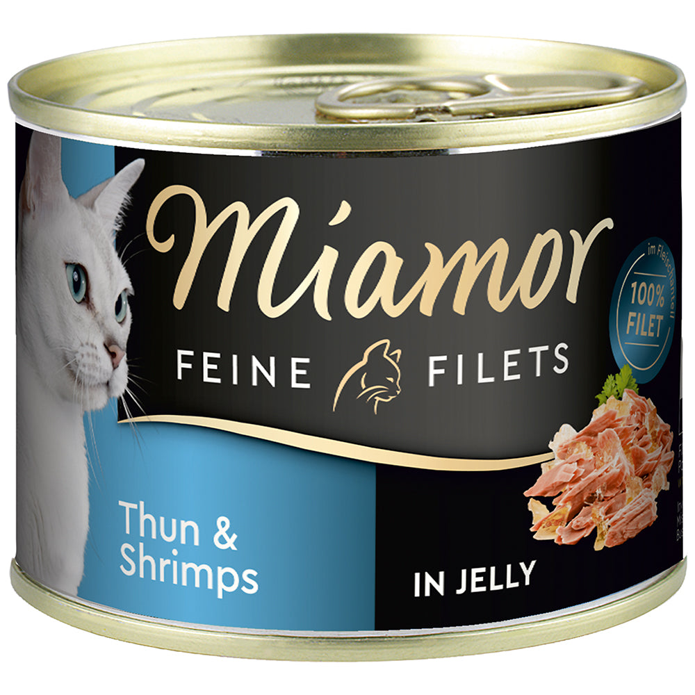 Miamor Feine Filets in Jelly Thunfisch &amp; Schrimps 185g