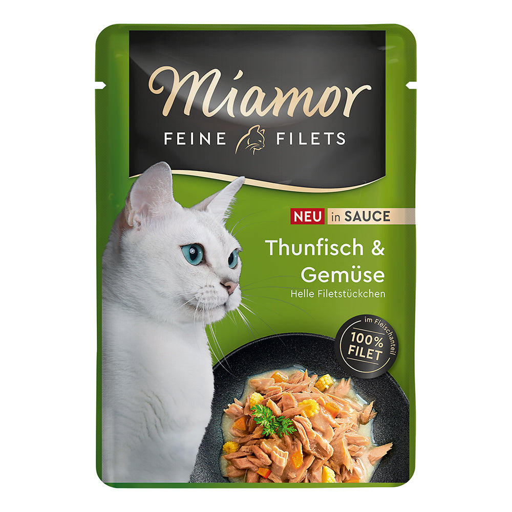 Miamor Feine Filets in Sauce Thunfisch + Gemüse 100g