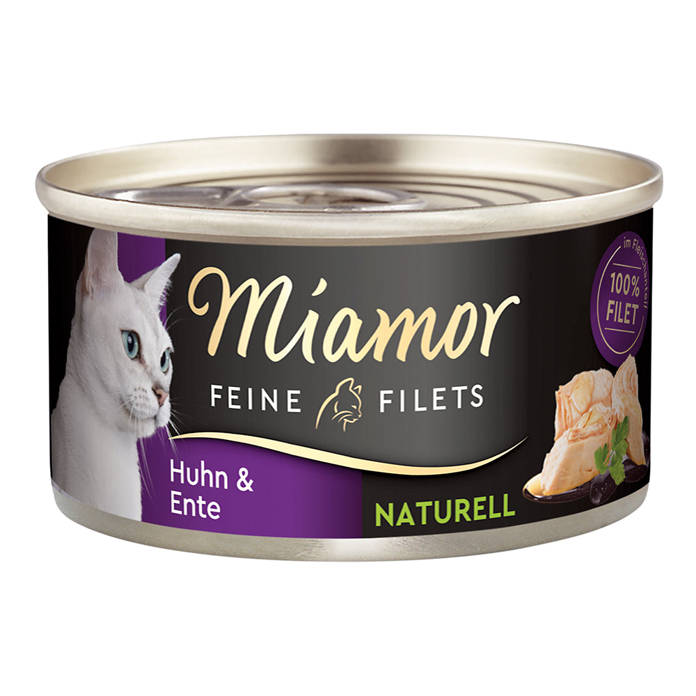 Miamor Feine Filets Naturell Huhn &amp; Ente 80g