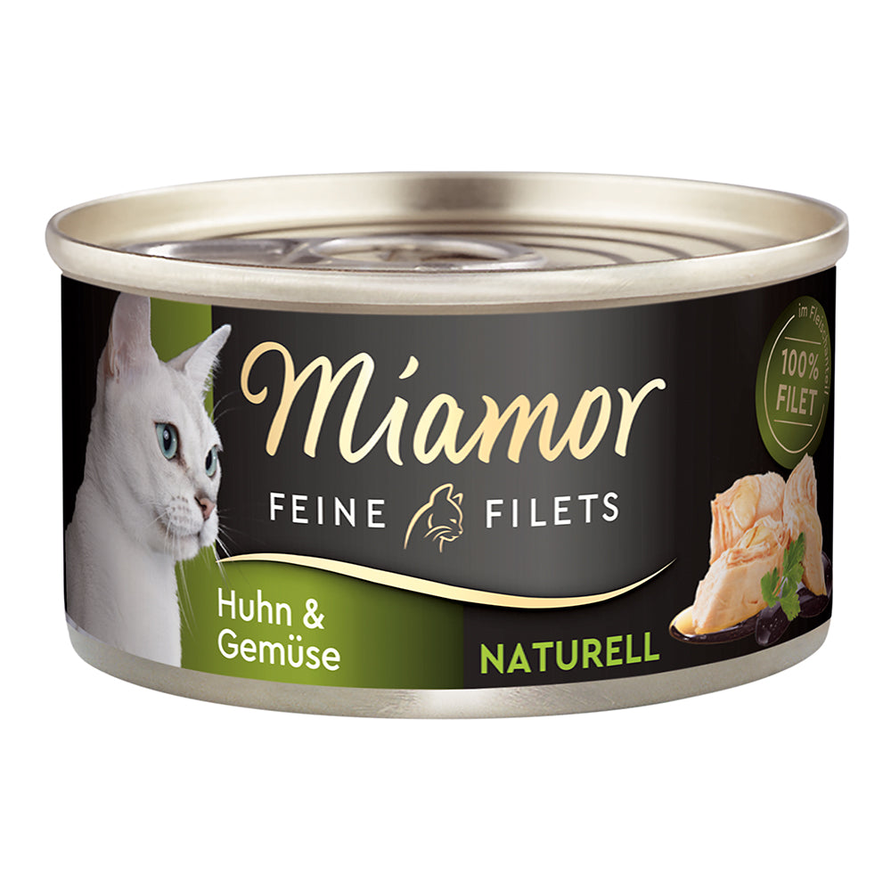 Miamor Feine Filets Naturell Huhn &amp; Gemüse 80g
