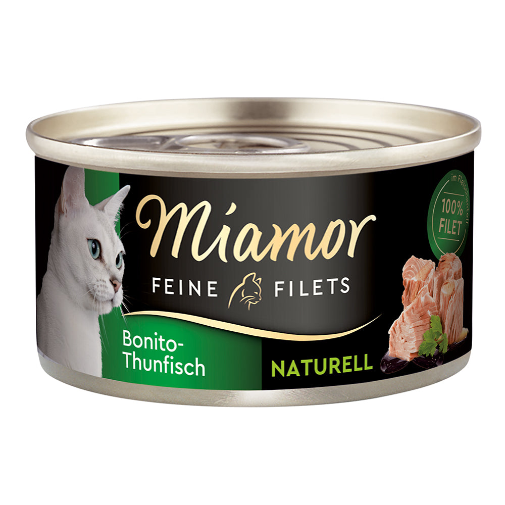 Miamor Feine Filets naturelle in Fleischsaft Bonito-Thunfisch 80g