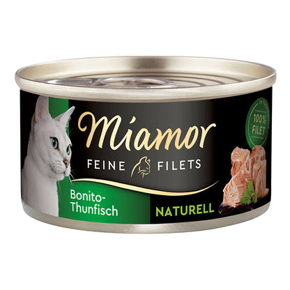 Miamor Feine Filets naturelle in Fleischsaft Bonito-Thunfisch 80g