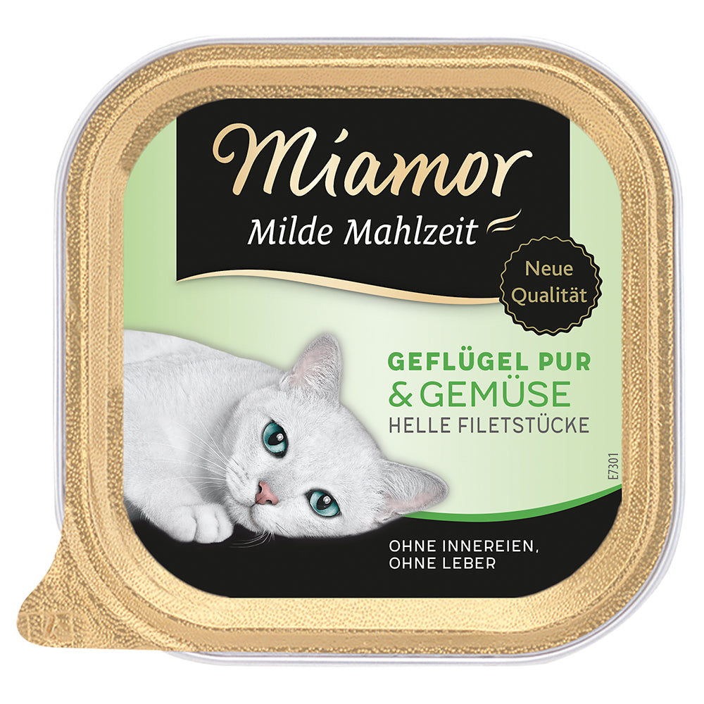 Miamor Milde Mahlzeit Geflügel &amp; Gemüse 100g