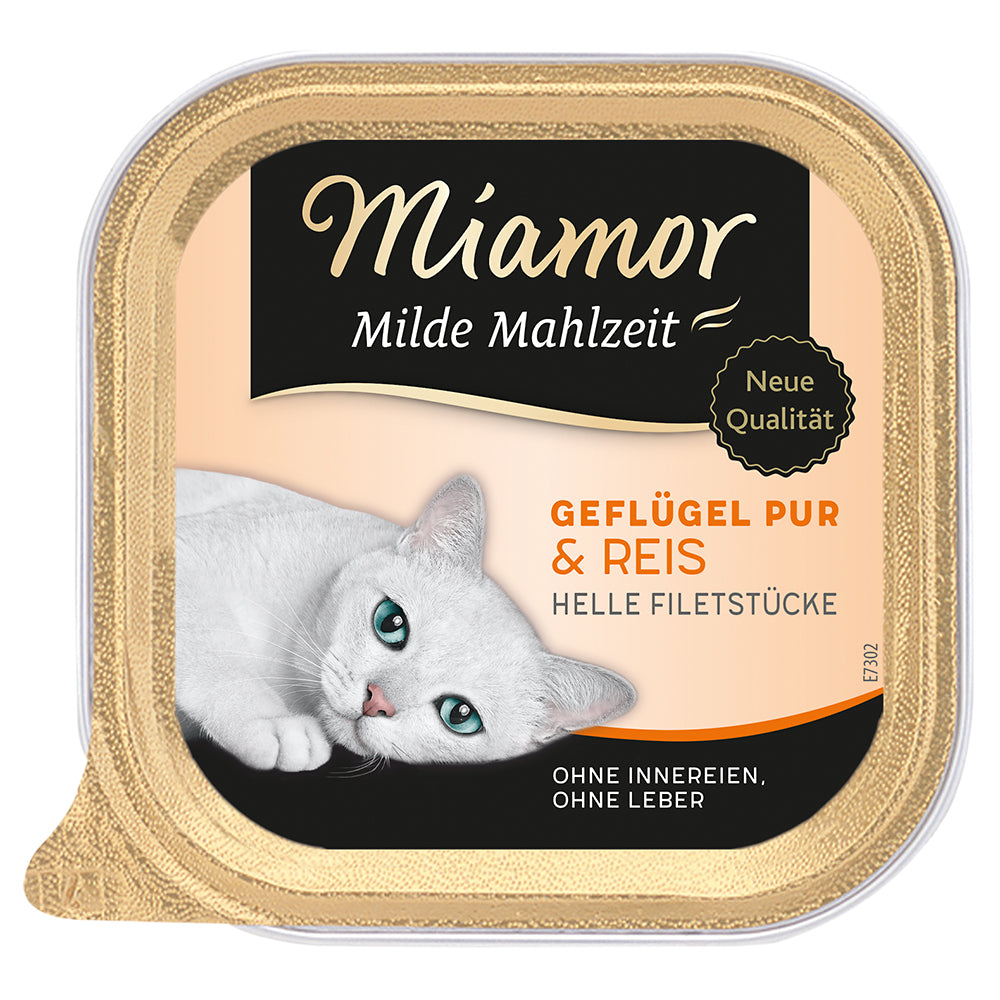 Miamor Milde Mahlzeit Geflügel &amp; Reis 100g