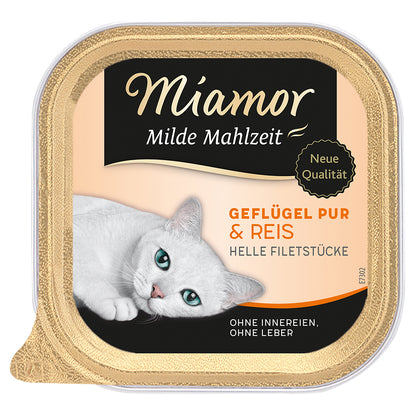 Miamor Milde Mahlzeit Geflügel &amp; Reis 100g