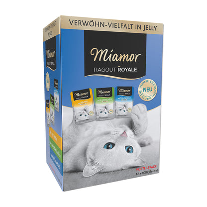 Miamor Ragout Royale in Jelly Huhn, Thunfisch, Kaninchen Multibox 12x100g