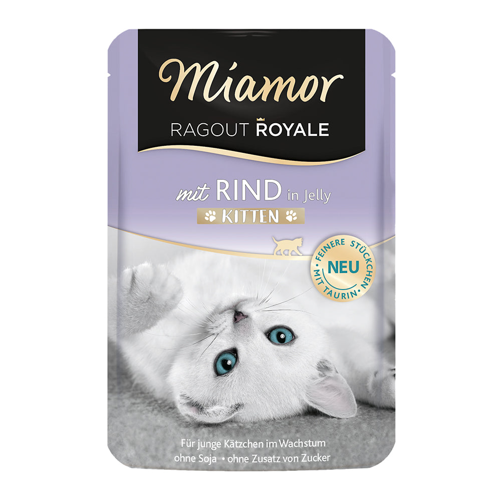 Miamor Ragout Royale in Jelly Kitten Rind 100g