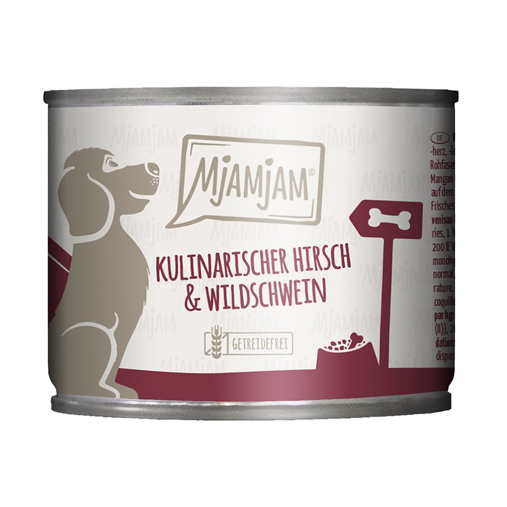 MjAMjAM kulinarischer Hirsch &amp; Wildschwein an Preiselbeeren 200g
