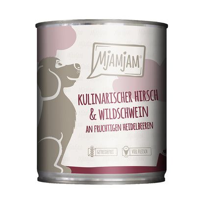 MjAMjAM kulinarischer Hirsch &amp; Wildschwein an Preiselbeeren 800g