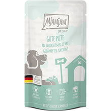 MjAMjAM Quetschie - gute Pute an gekochtem Reis mit gedämpfter Zucchini 125g