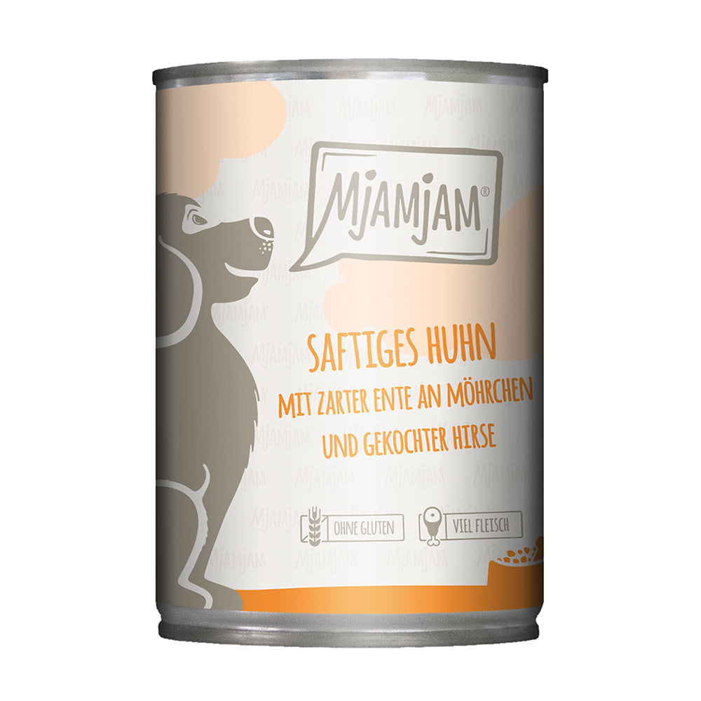 MjAMjAM saftiges Huhn mit zarter Ente an Möhrchen und 400g