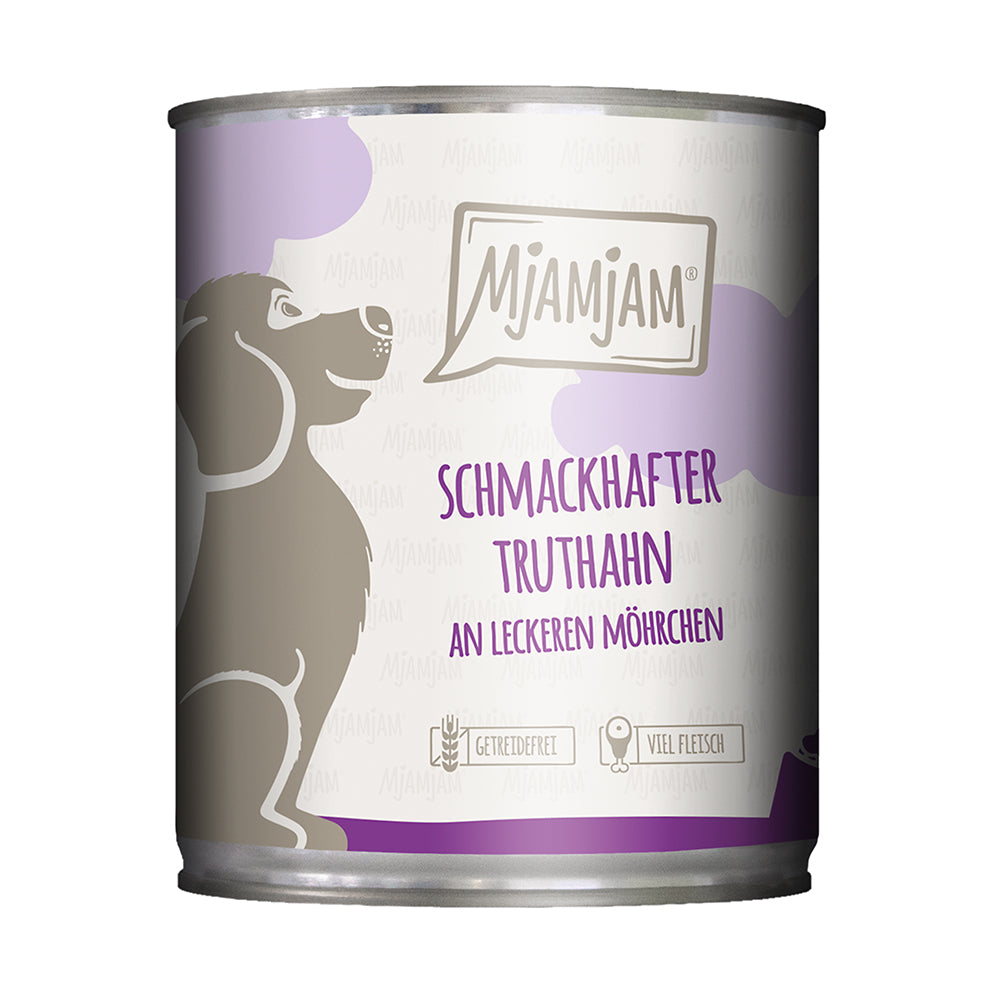 MjAMjAM schmackhafter Truthahn an leckeren Möhrchen 800g