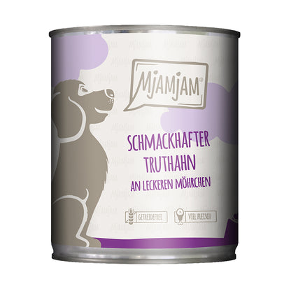 MjAMjAM schmackhafter Truthahn an leckeren Möhrchen 800g