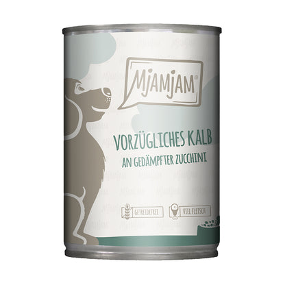 MjAMjAM vorzügliches Kalb an gedämpfter Zucchini 400g