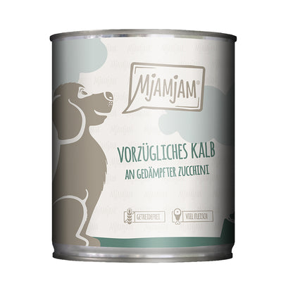 MjAMjAM vorzügliches Kalb an gedämpfter Zucchini 800g