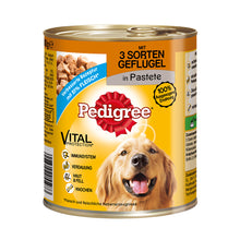Pedigree Classic 3 Sorten Geflügel in Pastete 800g