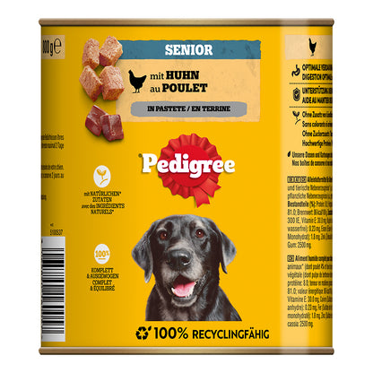 Pedigree Classic Senior Huhn in Pastete 800g