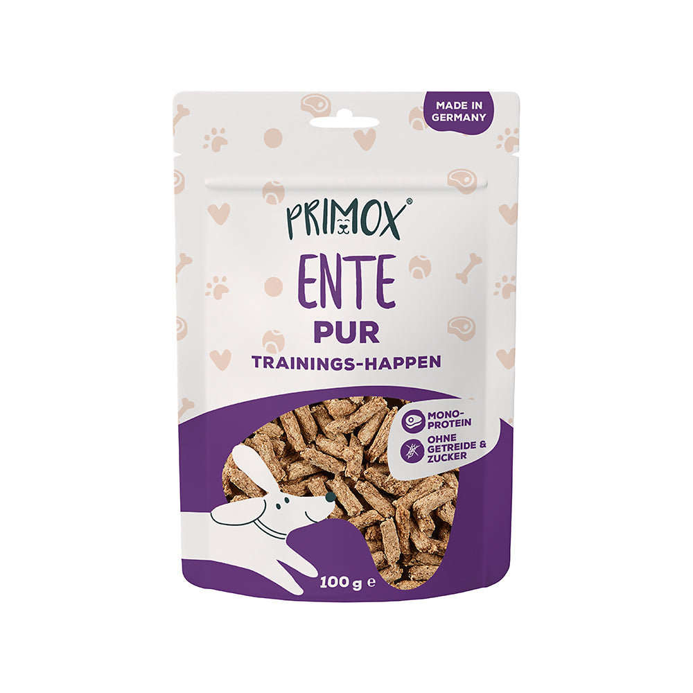 Primox Hundeleckerlis Ente pur 100g
