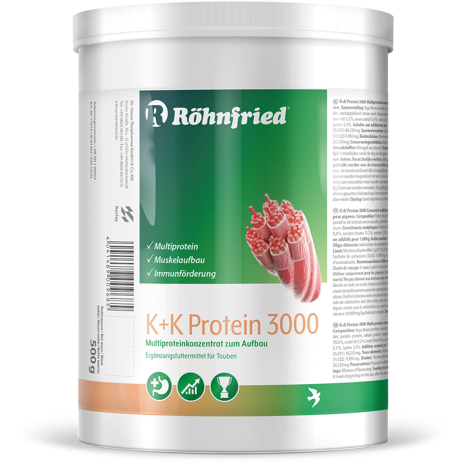 Röhnfried K+K Protein 3000 500g