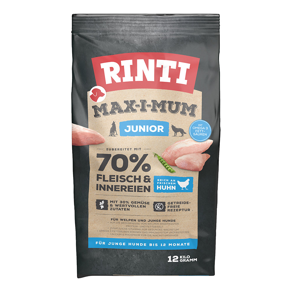 Rinti MAX-I-MUM Junior Huhn 2x12kg Sparpack